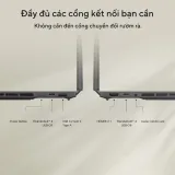 Laptop Asus ZenBook Duo UX8407AA-SN439WS (Intel Core Ultra X7 Processor 358H | 32GB | 512GB | Intel Arc | 14 inch 3K OLED | Cảm ứng | Win 11 | Office | Xám)